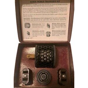Vintage SCHICK World Traveler's Kit